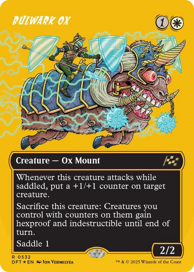 0532 Bulwark Ox (Borderless) (First-Place Foil) R Aetherdrift