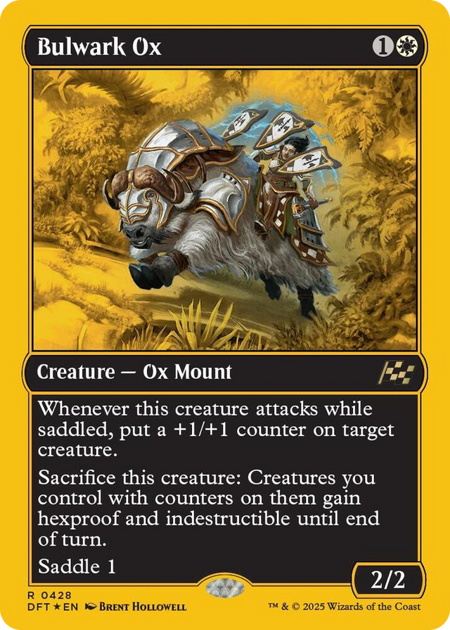 0428 Bulwark Ox (First-Place Foil) R Aetherdrift