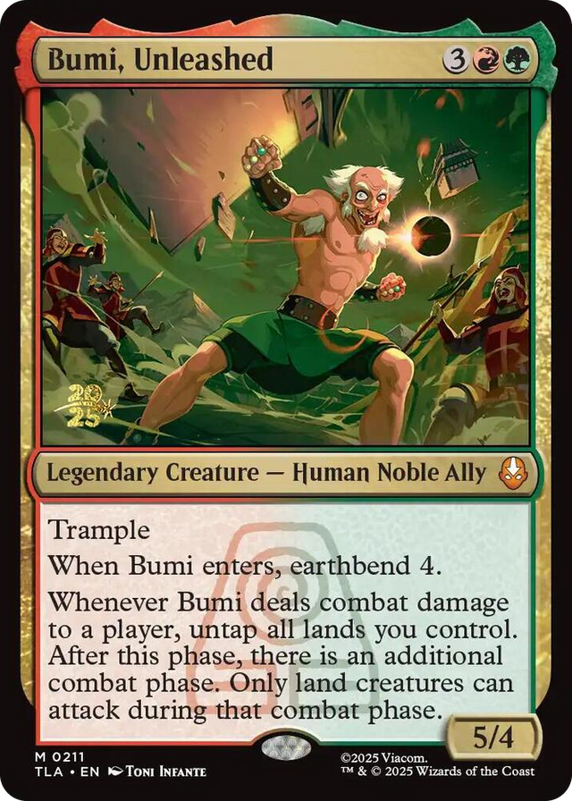 0211 Bumi, Unleashed M Prerelease Cards