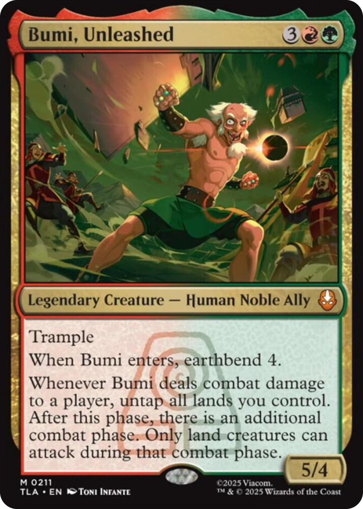 0211 Bumi, Unleashed M The Last Airbender