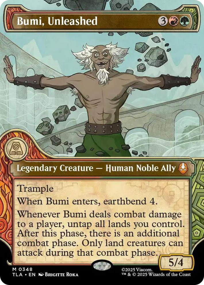 0348 Bumi, Unleashed (Showcase) M The Last Airbender