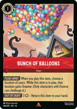 0140 Bunch of Balloons Rare Attack of the Vine!