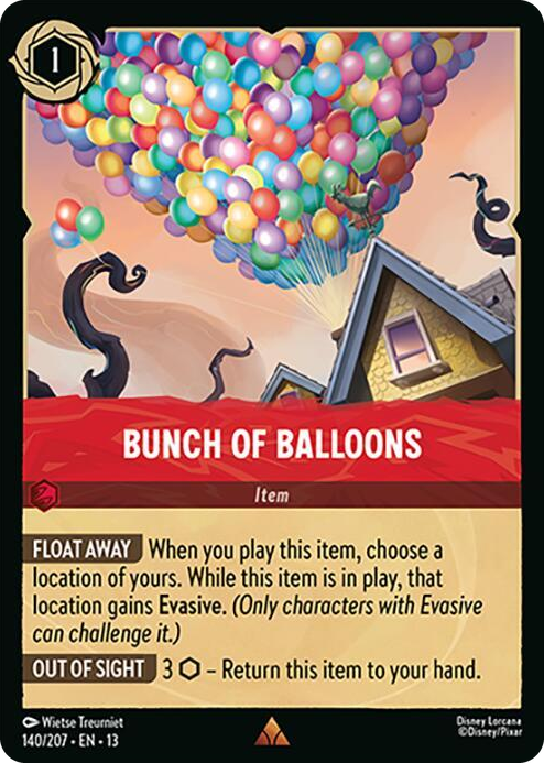 0140 Bunch of Balloons Rare Attack of the Vine!