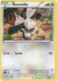 0004 Bunnelby Common XY Trainer Kit: Sylveon & Noivern