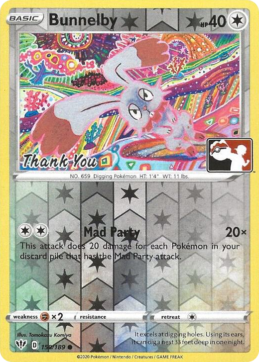 0150 Bunnelby - 150/189 (Thank You Promo) Promo Miscellaneous Cards & Products