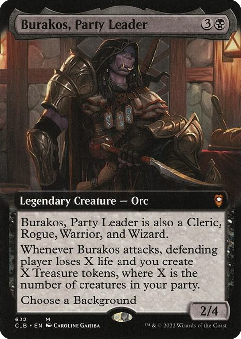 Burakos, Party Leader (Extended Art) #622 M - Commander Legends: Battle for Baldur's Gate Pokemon card