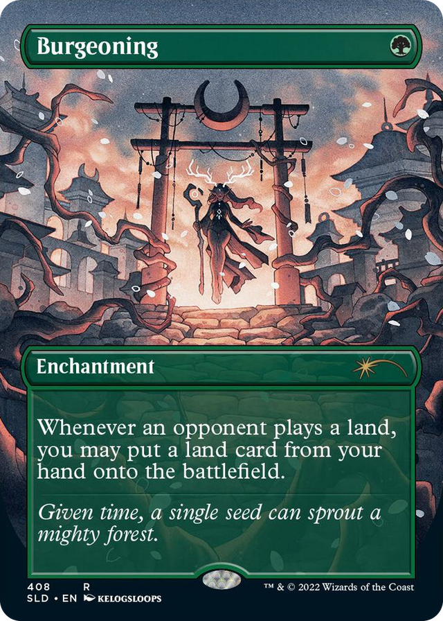 0408 Burgeoning (Borderless) R Secret Lair Drop Series