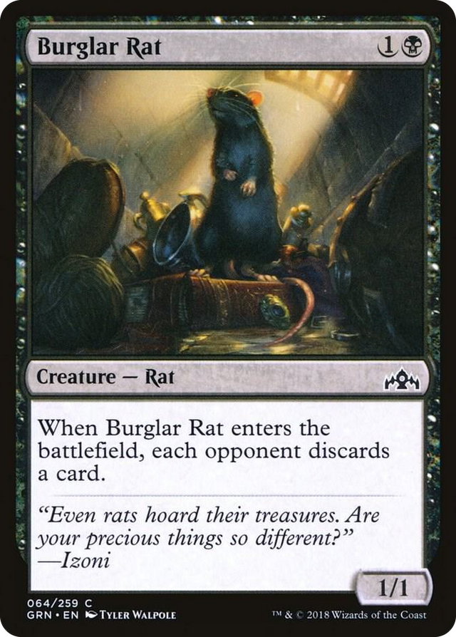 0064 Burglar Rat C Guilds of Ravnica