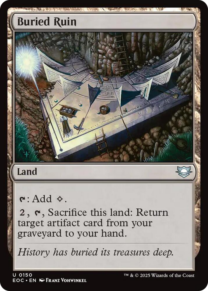 Buried Ruin #150 U - Commander: Edge of Eternities Pokemon card