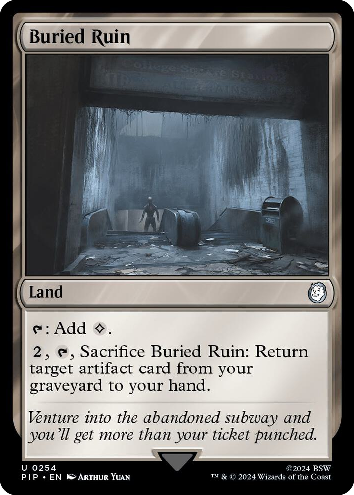 0254 Buried Ruin U Universes Beyond: Fallout