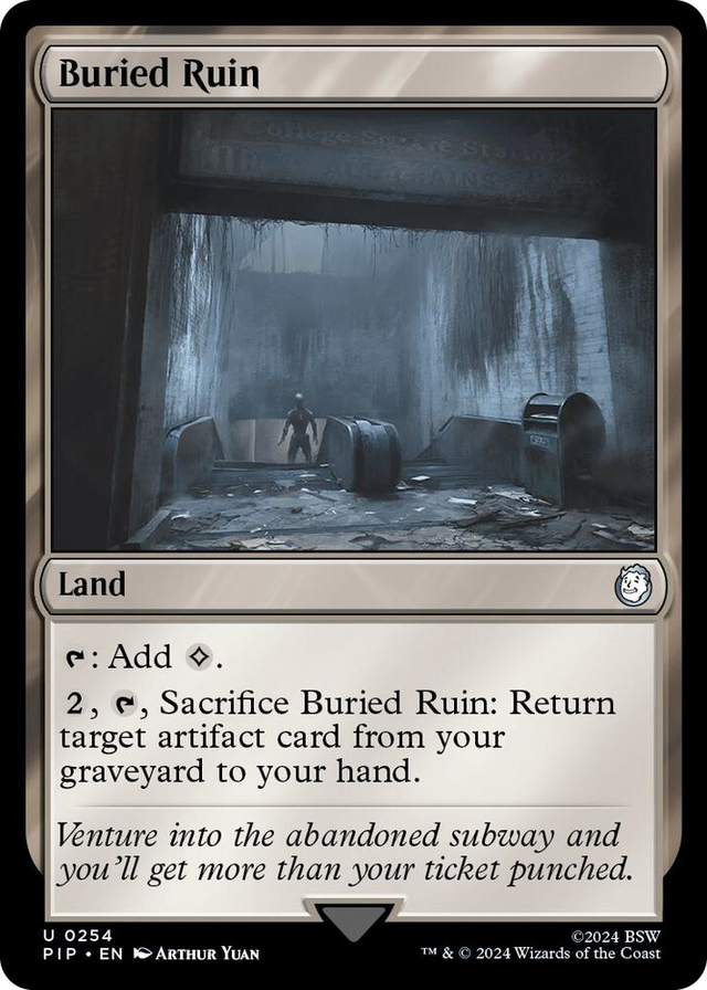 0254 Buried Ruin U Universes Beyond: Fallout
