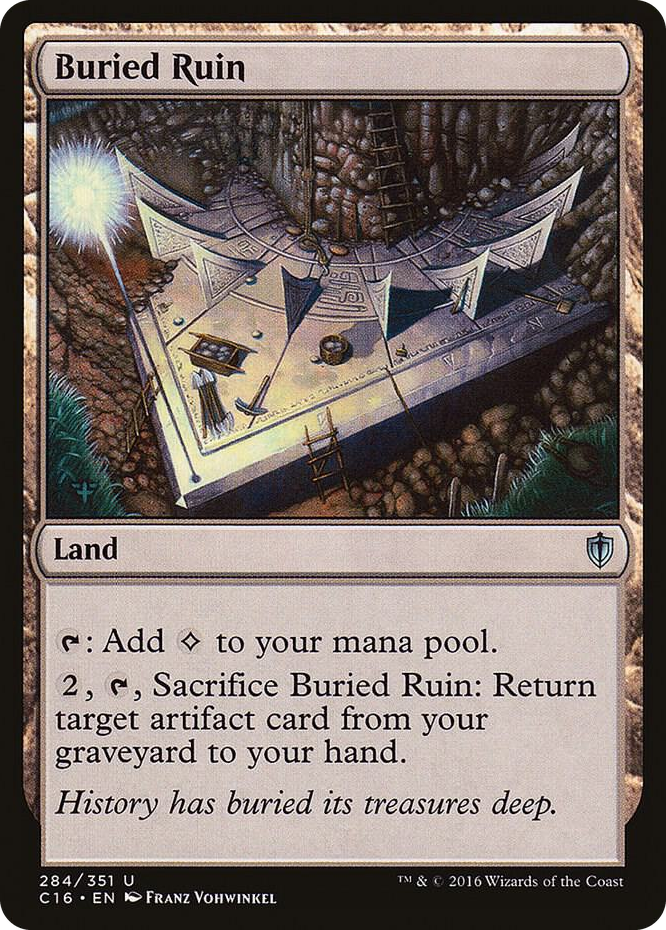 Buried Ruin #284 U - Commander 2016 Pokemon card