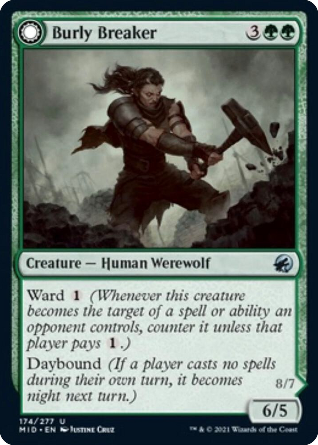 0174 Burly Breaker U Innistrad: Midnight Hunt