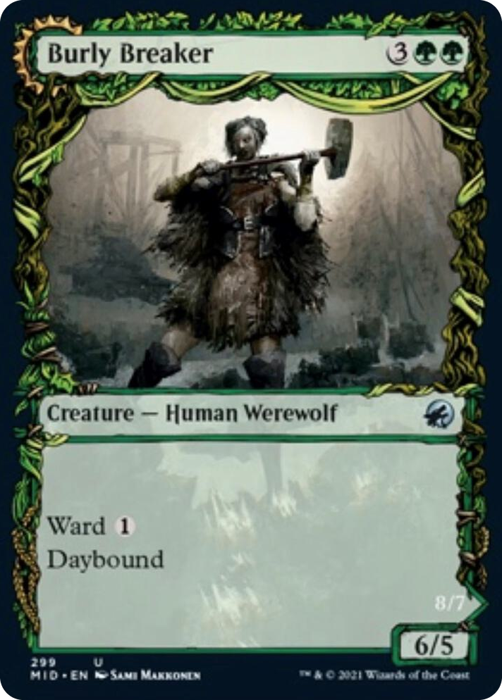 0299 Burly Breaker (Showcase) U Innistrad: Midnight Hunt