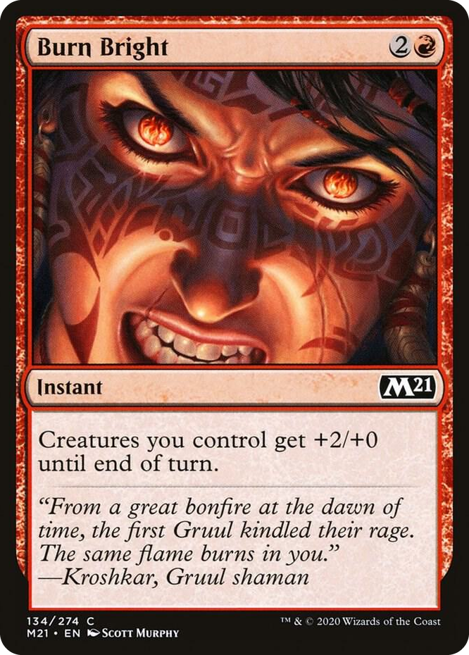 0134 Burn Bright C Core Set 2021