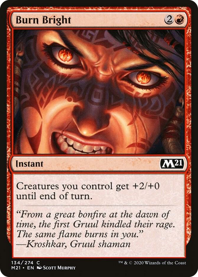 0134 Burn Bright C Core Set 2021