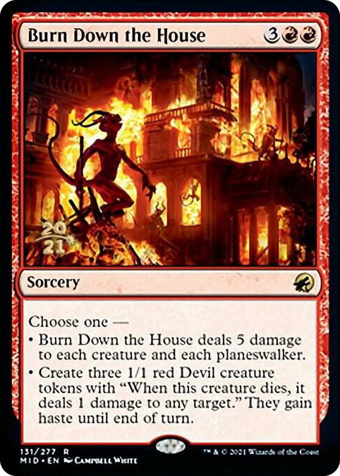 Burn Down the House #131 R - Prerelease Cards Pokemon card