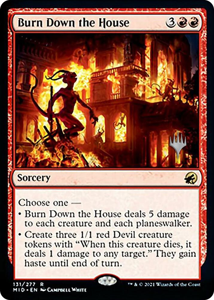 0131 Burn Down the House R Promo Pack: Innistrad: Midnight Hunt