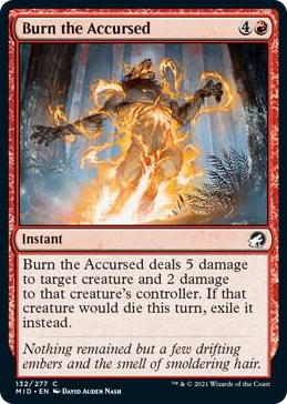 0132 Burn the Accursed C Innistrad: Midnight Hunt