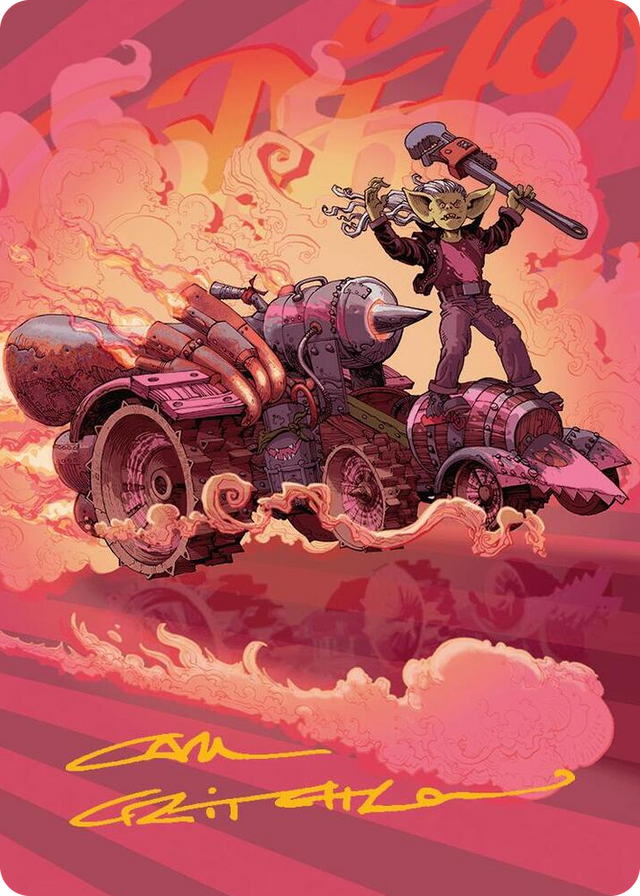 0041 Burner Rocket Art Card (Gold-Stamped Signature) S Art Series: Aetherdrift