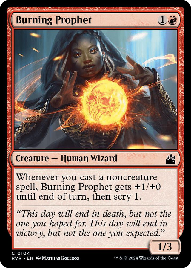 0104 Burning Prophet C Ravnica Remastered
