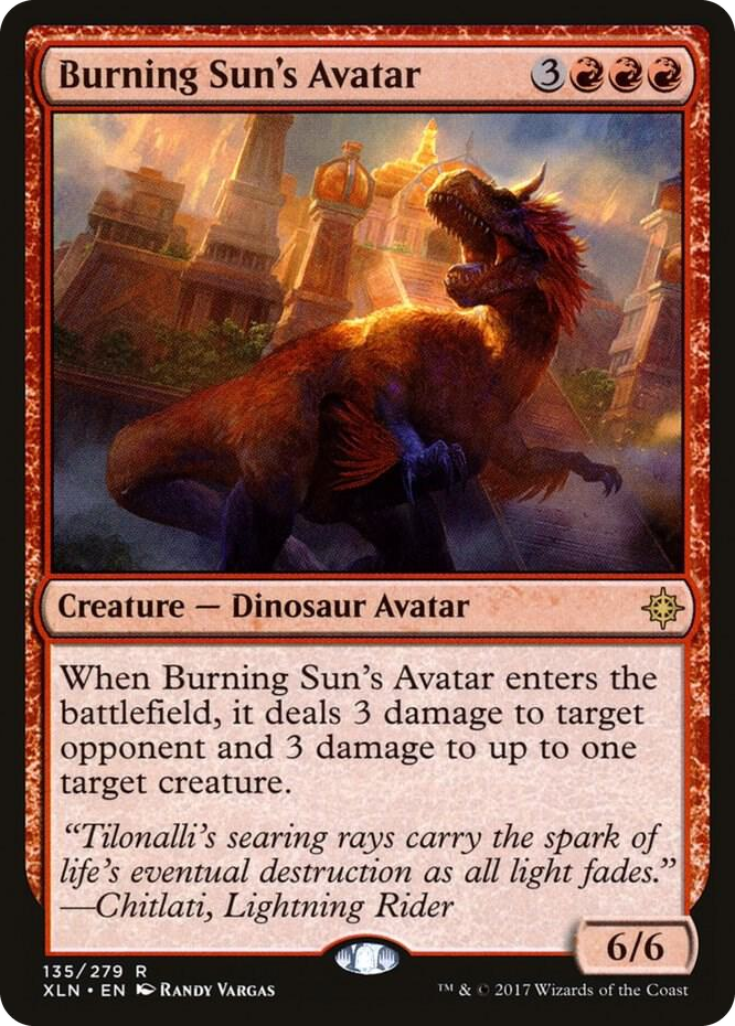 0135 Burning Sun's Avatar R Ixalan