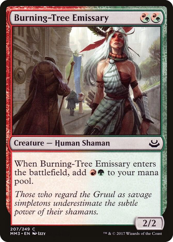 Burning-Tree Emissary #207 C - Modern Masters 2017 Pokemon card