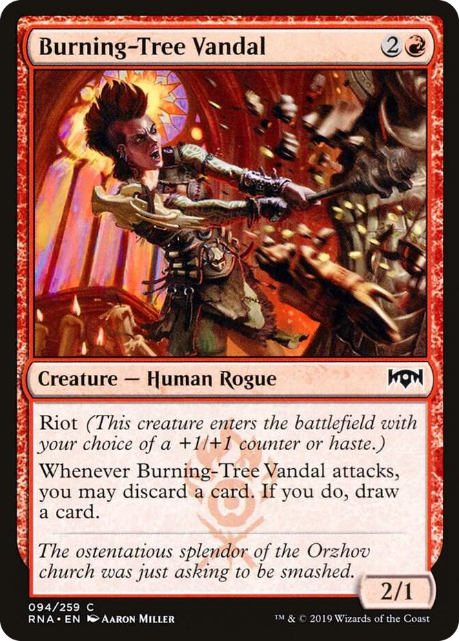 0094 Burning-Tree Vandal C Ravnica Allegiance