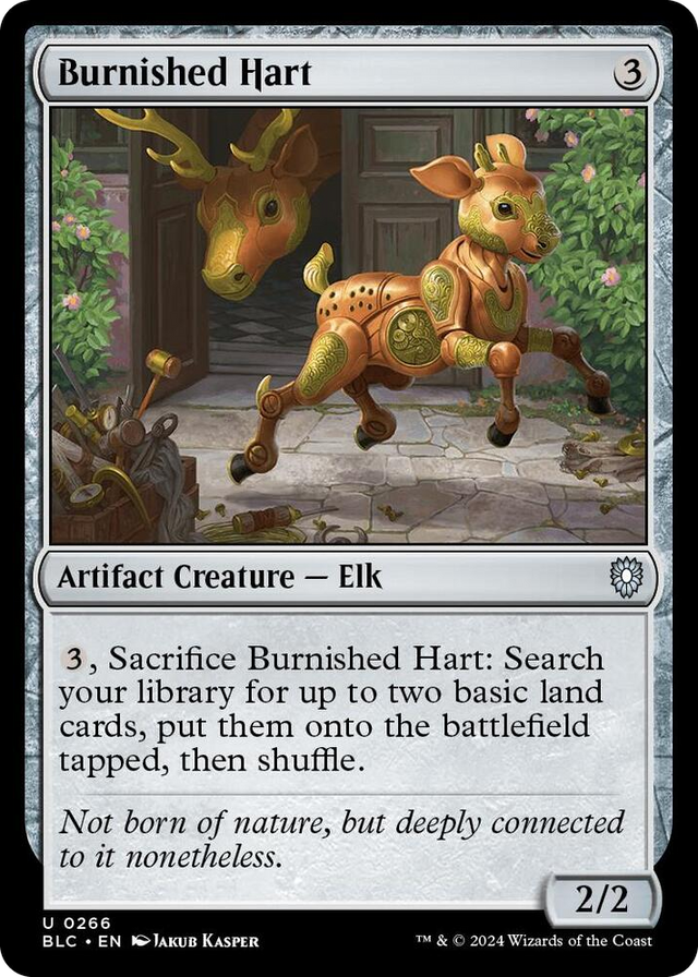0266 Burnished Hart U Commander: Bloomburrow