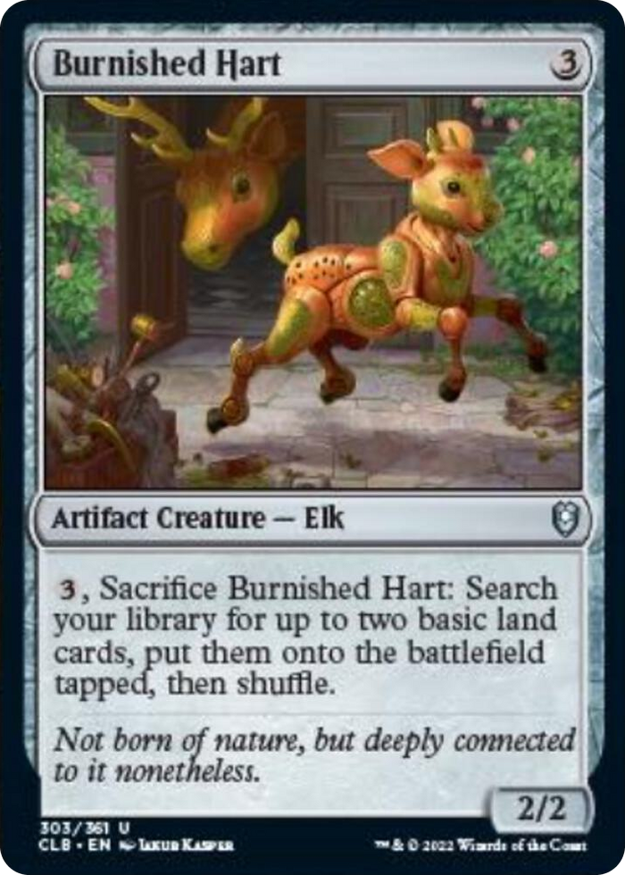 Burnished Hart #303 U - Commander Legends: Battle for Baldur's Gate Pokemon card