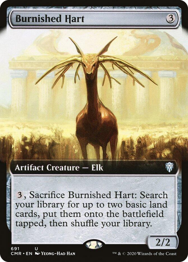 0691 Burnished Hart (Extended Art) U Commander Legends