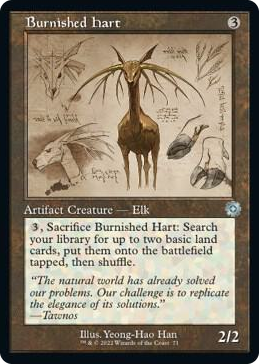 0071 Burnished Hart (Schematic) U The Brothers' War: Retro Frame Artifacts