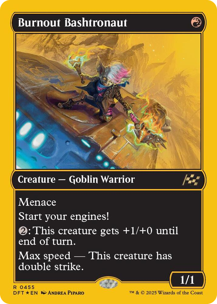 0455 Burnout Bashtronaut (First-Place Foil) R Aetherdrift