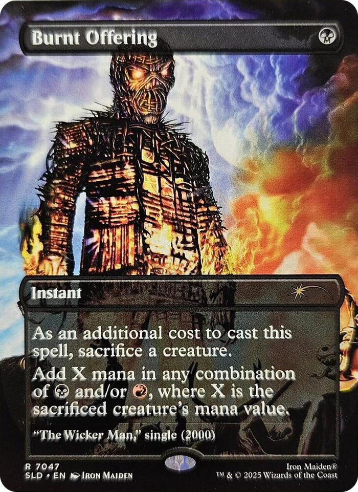Burnt Offering #7047 R - Secret Lair Drop Series Pokemon card