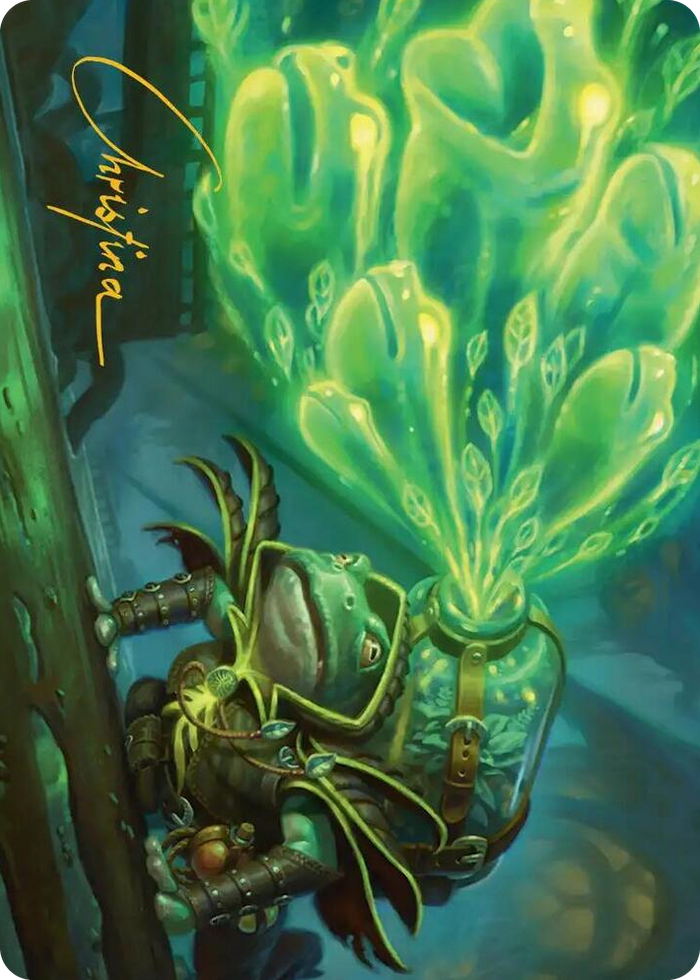 Burrog Barrage Art Card (Gold-Stamped Signature) #15 S - Art Series: Secrets of Strixhaven Pokemon card