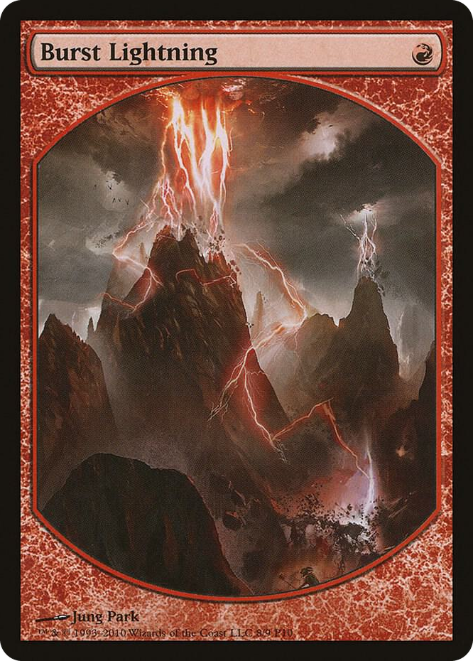 Burst Lightning #8 P - Magic Player Rewards Pokemon card