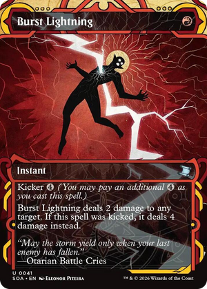 0041 Burst Lightning U Secrets of Strixhaven: Mystical Archive