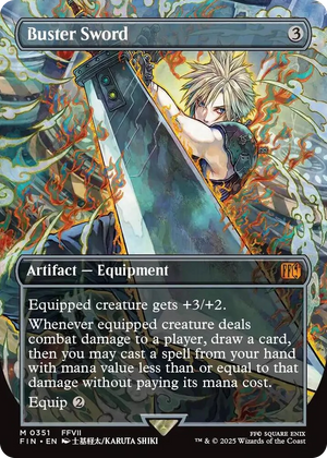 0351 Buster Sword (Borderless) M FINAL FANTASY