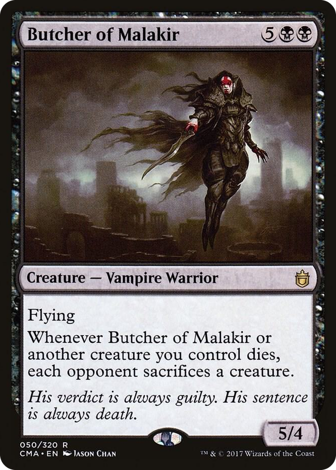 Butcher of Malakir #50 R - Commander Anthology Pokemon card