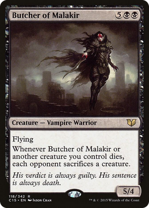 0118 Butcher of Malakir R Commander 2015