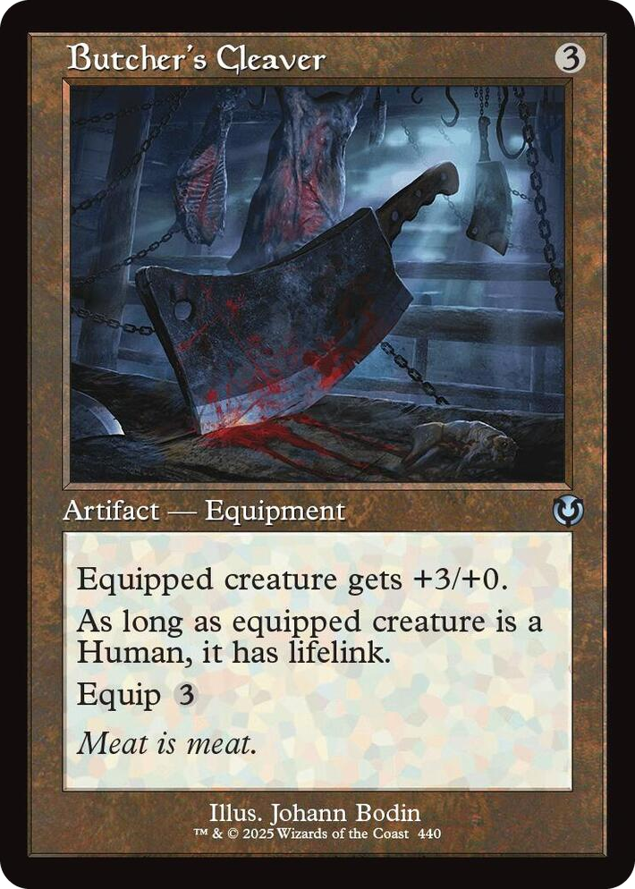 0440 Butcher's Cleaver (Retro Frame) U Innistrad Remastered
