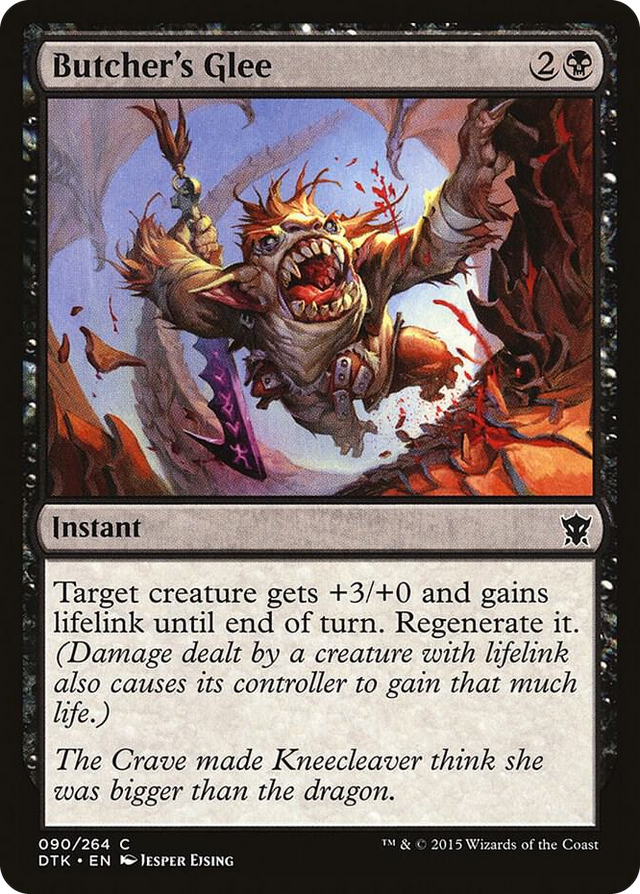 0090 Butcher's Glee C Dragons of Tarkir