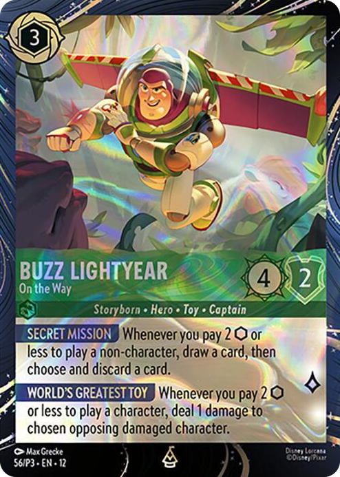 0056 Buzz Lightyear - On the Way Promo Disney Lorcana Promo Cards