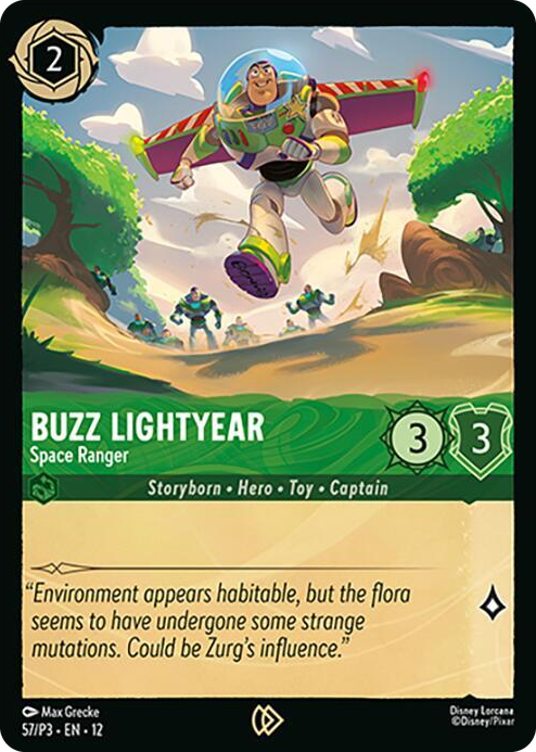0057 Buzz Lightyear - Space Ranger Promo Disney Lorcana Promo Cards
