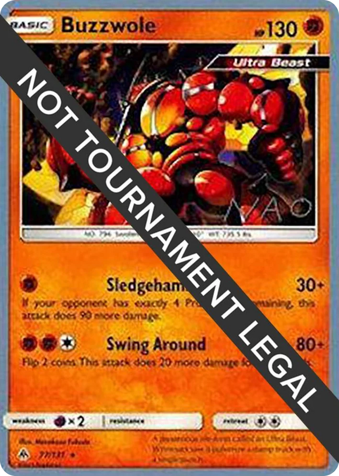 0077 Buzzwole - 2018 (Naohito Inoue) Rare World Championship Decks