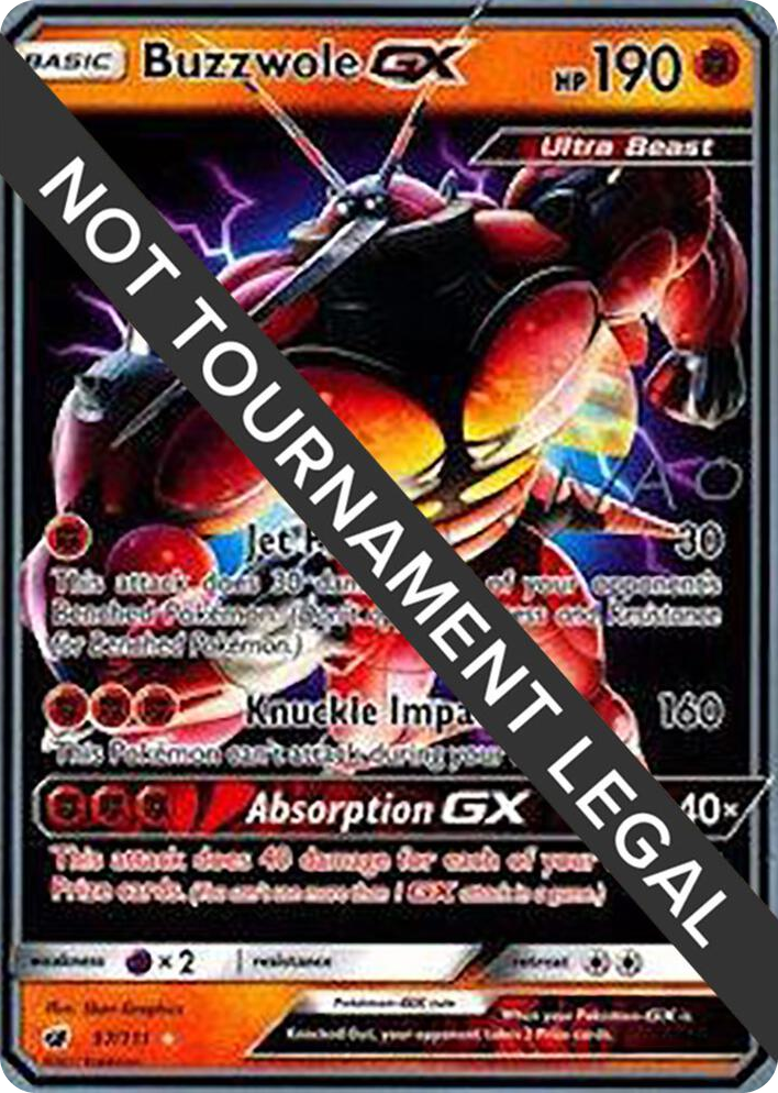 0057 Buzzwole GX - 2018 (Naohito Inoue) Ultra Rare World Championship Decks