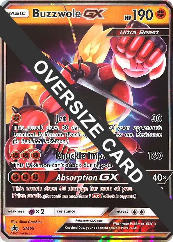 SM069 Buzzwole GX - SM69 (SM Black Star Promos) Promo Jumbo Cards