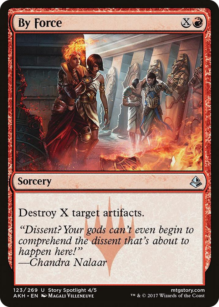 By Force #123 U - Amonkhet Pokemon card