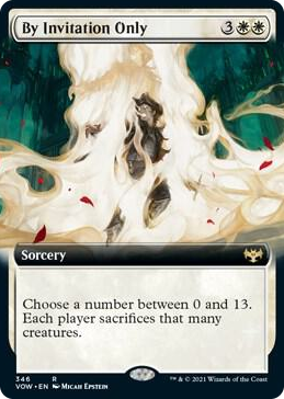 0346 By Invitation Only (Extended Art) R Innistrad: Crimson Vow
