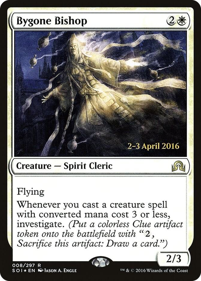 Bygone Bishop #8 R - Prerelease Cards Pokemon card